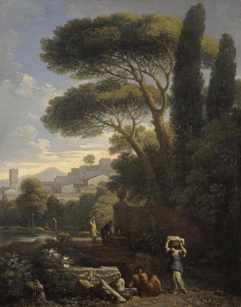 Paesaggio con fontana - Hermitage, San Pietroburgo